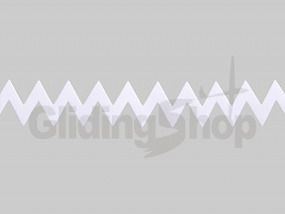 Self-adhesive 60° Turbulator Tape (Zig Zag)