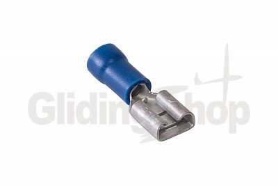Faston Socket 4.8 x 0.8 mm Blue